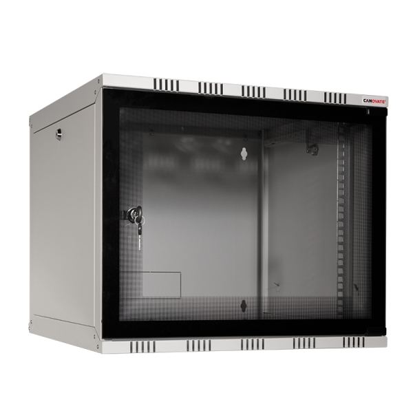 LOGILINK - Boîtier mural 19", démonté, 9 U, gris clair – Image 5
