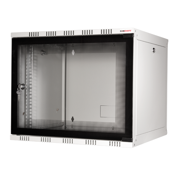 LOGILINK - Boîtier mural 19", démonté, 9 U, gris clair – Image 3