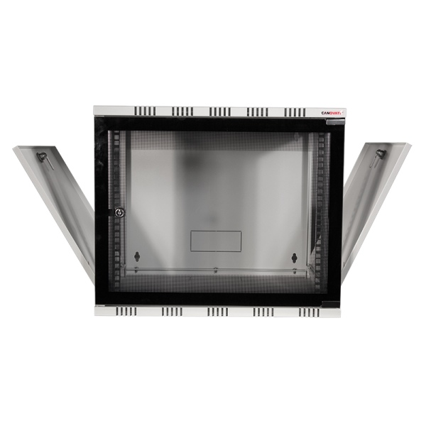 LOGILINK - Boîtier mural 19", démonté, 9 U, gris clair – Image 2