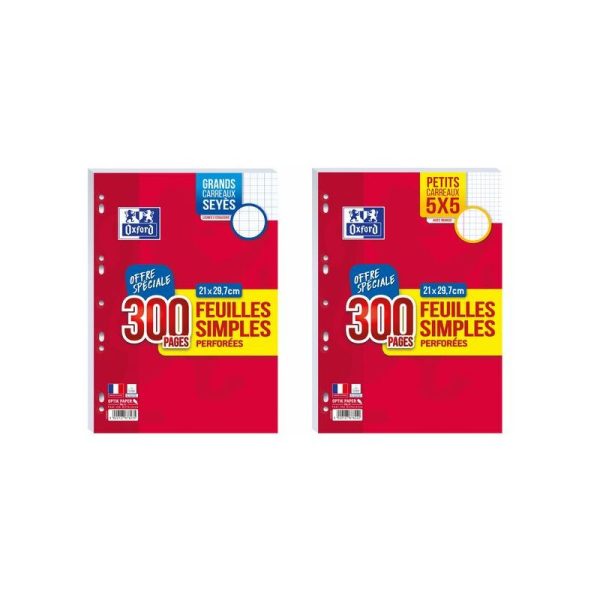 Classeurs à anneaux Feuillets mobiles