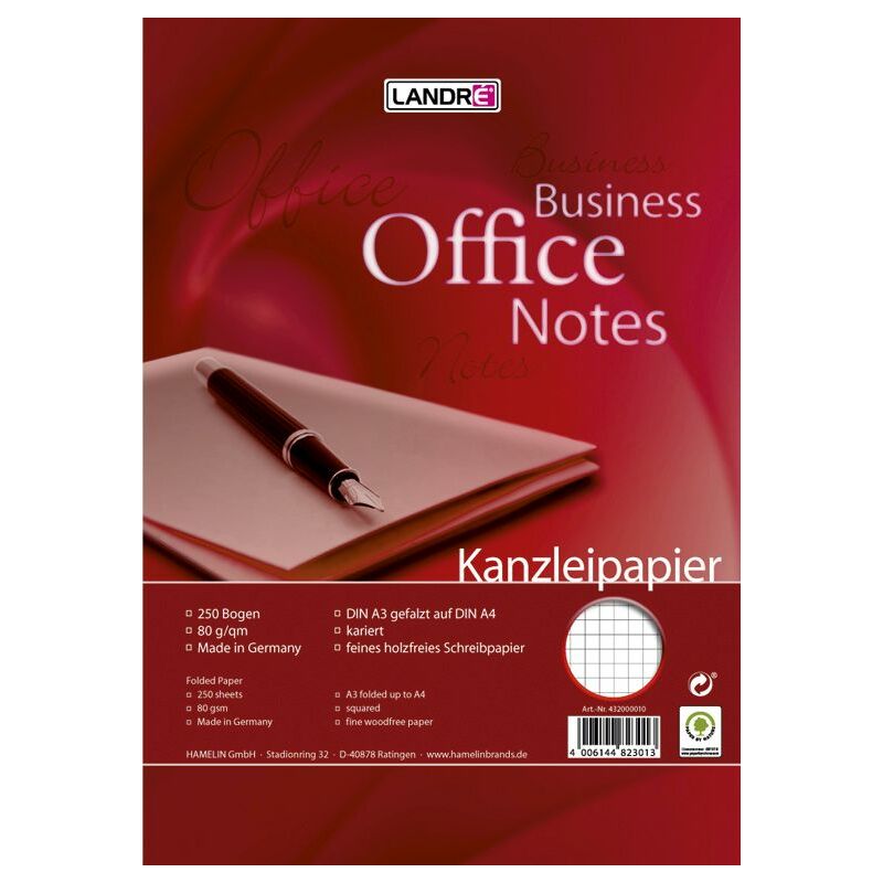 LANDRÉ Copies doubles, A3/A4, quadrillé Fournitures-business.fr A3/A4