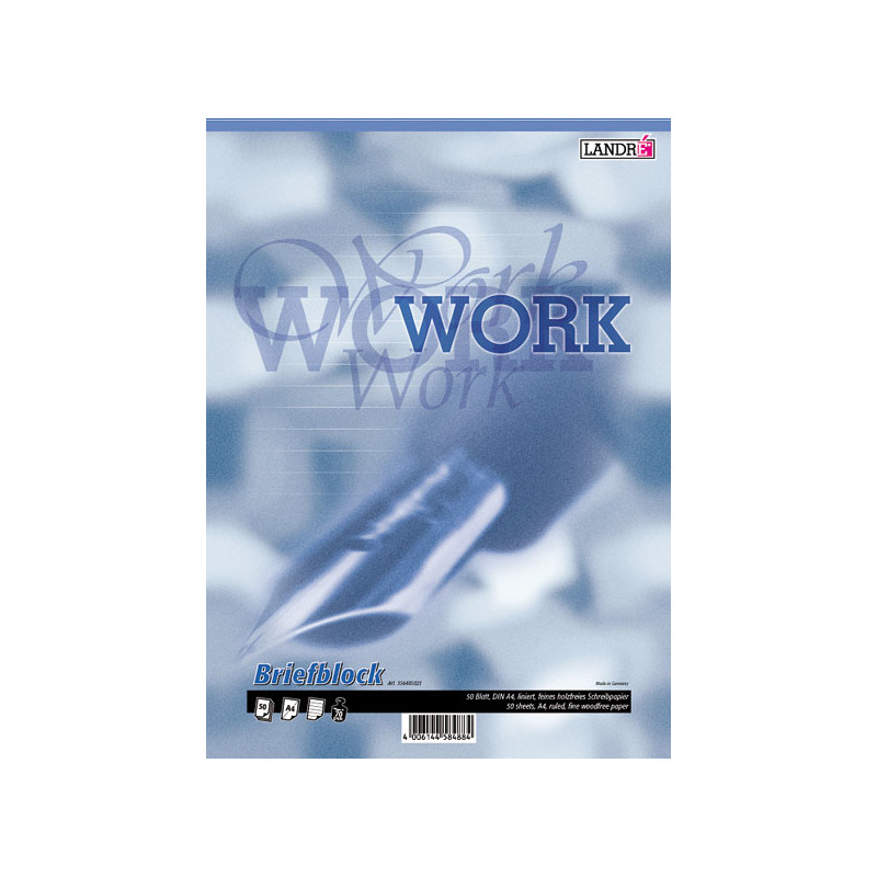 LANDRÉ Bloc de correspondance "Business Office notes" A4, Fournitures-business.fr LANDRÉ Bloc de correspondance "Business Office notes" A4, – Image 3