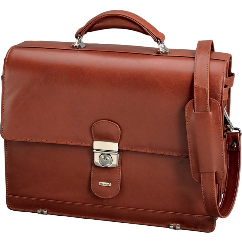 Alassio Porte-documents "MOCCA", cuir, cognac Grand Paris Fournitures Sacoches pour PC portable Valises pour PC portable LiGHTPAK Trolley Business pour laptop "SKY"