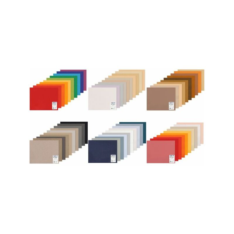 CANSON Papier dessin Mi-Teintes, 500 x 650 mm, assorti Grand Paris Fournitures Supports de dessin Papiers de dessin couleurs CANSON Papier beaux-arts Mi-Teintes