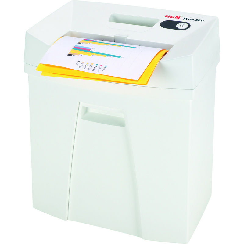 Le destructeur de documents HSM PURE 220 : dimensions compactes pour une destruction efficace Fournitures-business.fr Le destructeur de documents HSM PURE 220 : dimensions compactes pour une destruction efficace – Image 6