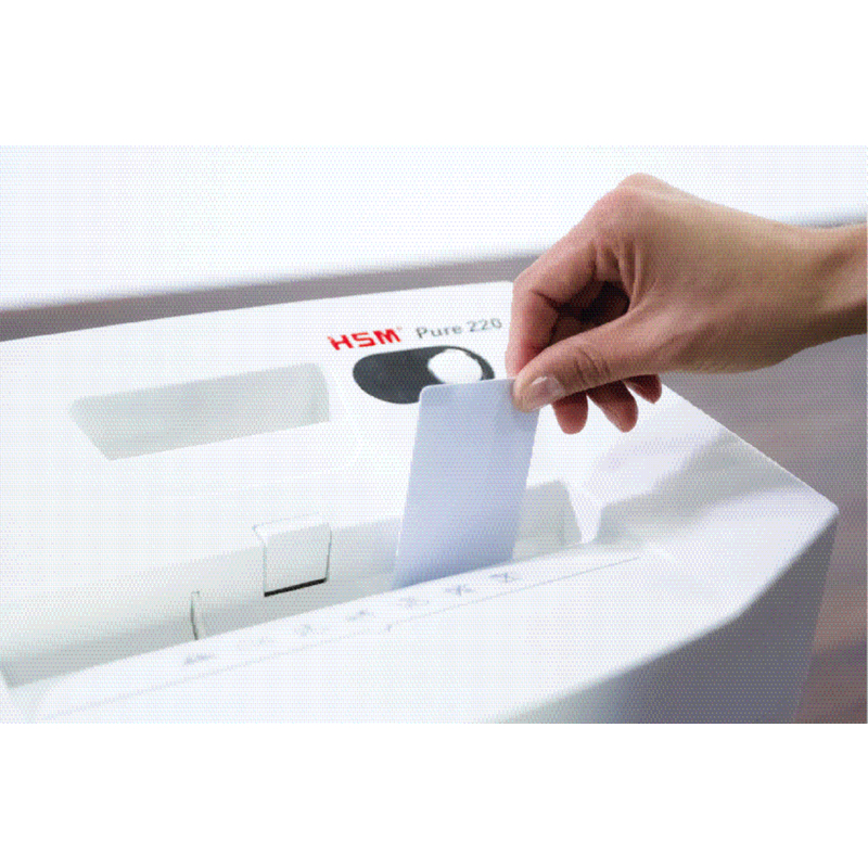 Le destructeur de documents HSM PURE 220 : dimensions compactes pour une destruction efficace Fournitures-business.fr Le destructeur de documents HSM PURE 220 : dimensions compactes pour une destruction efficace – Image 3