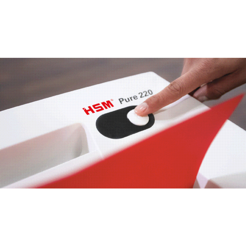 Le destructeur de documents HSM PURE 220 : dimensions compactes pour une destruction efficace Fournitures-business.fr Le destructeur de documents HSM PURE 220 : dimensions compactes pour une destruction efficace – Image 2