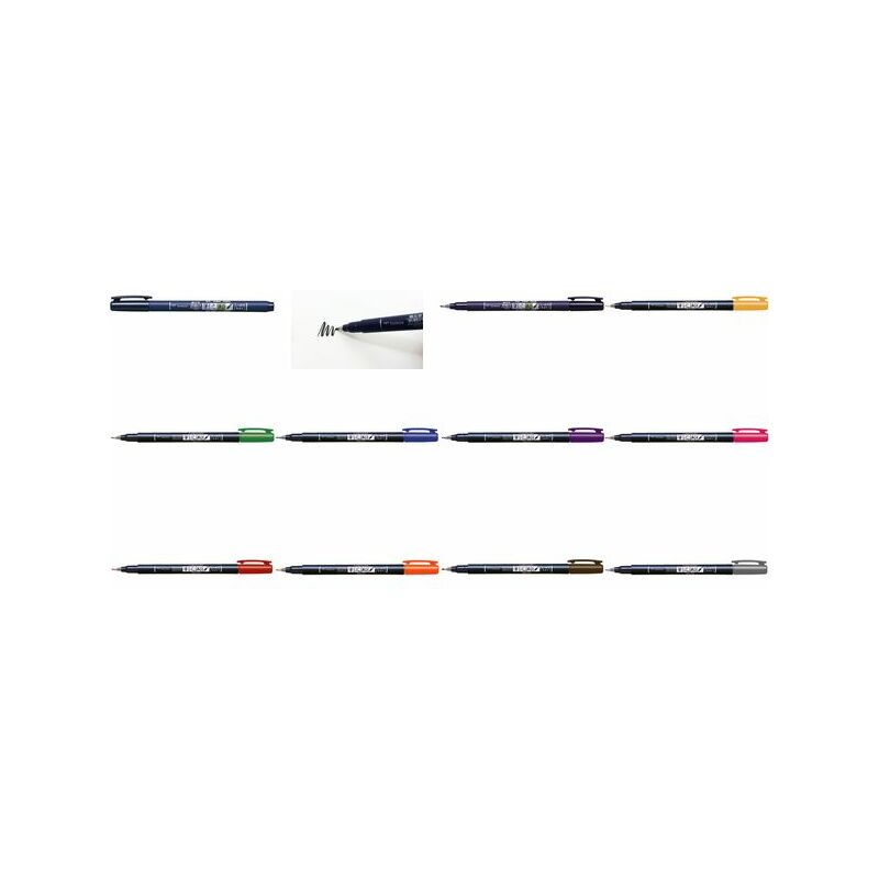 Tombow Stylo de calligraphie Fudenosuke, noir Grand Paris Fournitures Tombow Stylo de calligraphie Fudenosuke, noir