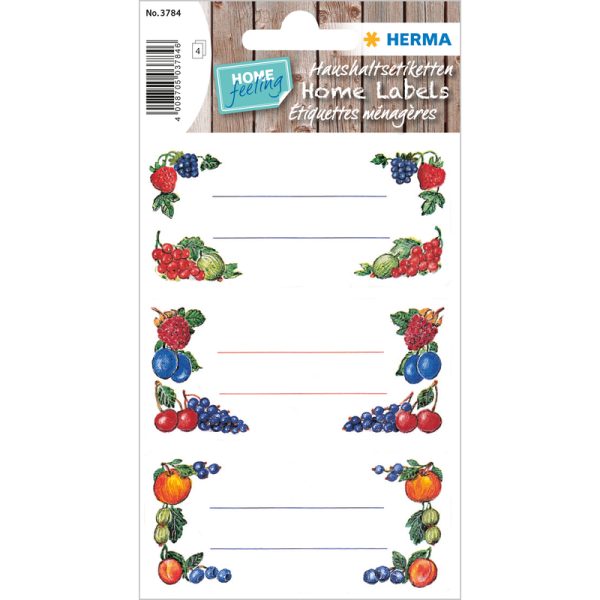 Etiquettes pour la maison Etiquettes pour la maison HERMA Etiquettes de cuisine diverses baies