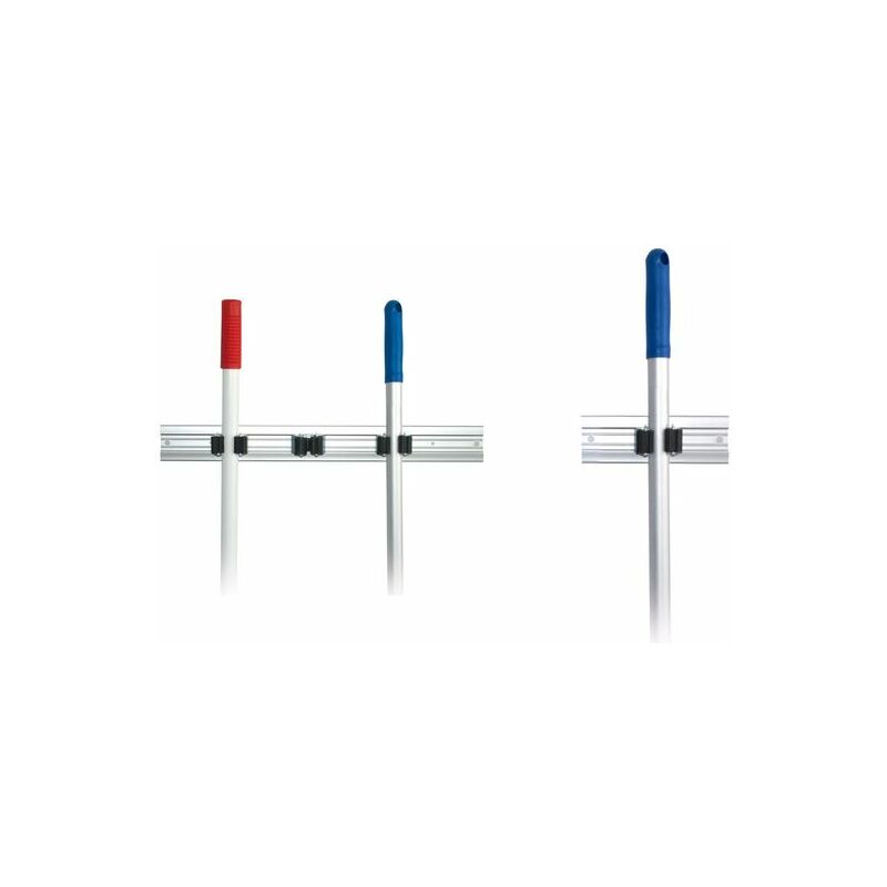 HYGOCLEAN Porte-balai SOLO, plastique, noir Fournitures-business.fr Nettoyage à sec Porte-balais et porte-outils HYGOCLEAN Porte-balai SOLO