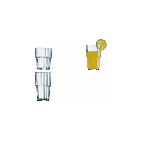 Verres Gobelets en verre Esmeyer Arcoroc Verre drink "Norvege"