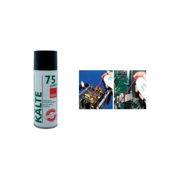 Entretien technique Spray refroidisseur KONTAKT CHEMIE FROID 75 SUPER aérosol refroidisseur