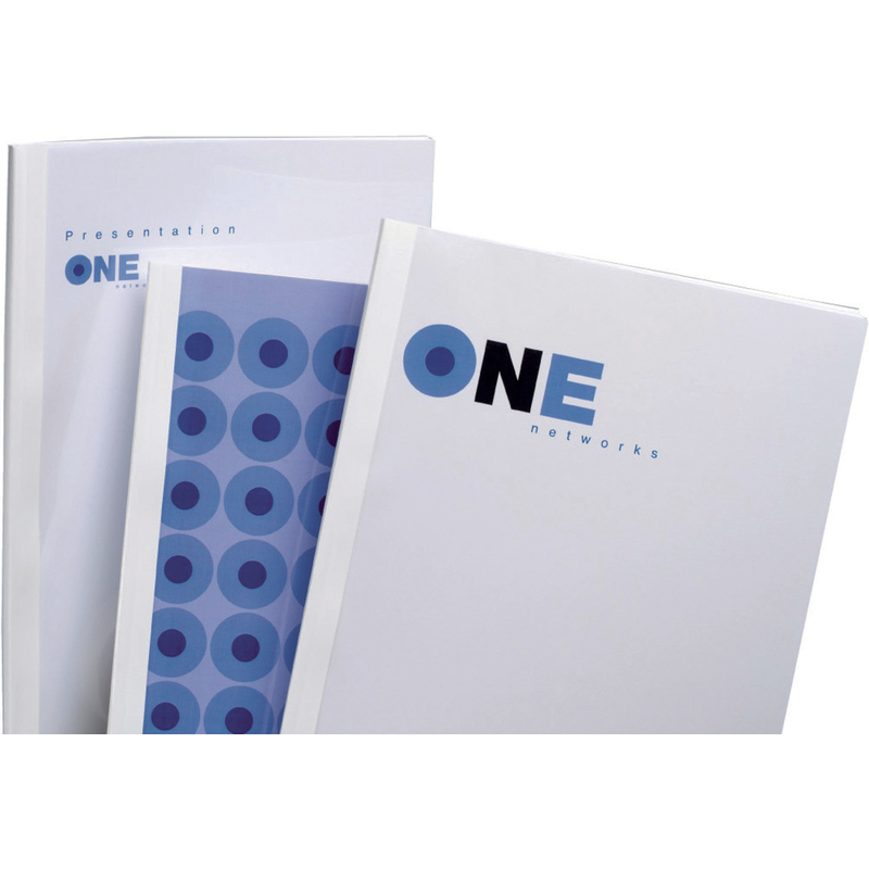 GBC Chemise pour thermoreliure ThermaBind Standard, A4 Fournitures-business.fr Machines à relier & accessoires Chemises préencollées GBC Chemise pour thermoreliure ThermaBind Standard