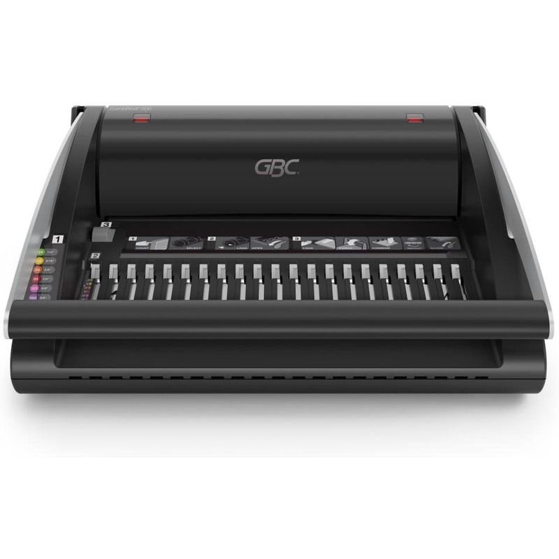 GBC Perforelieuse CombBind 200, noir Grand Paris Fournitures Machines à relier & accessoires Perforelieurs manuels