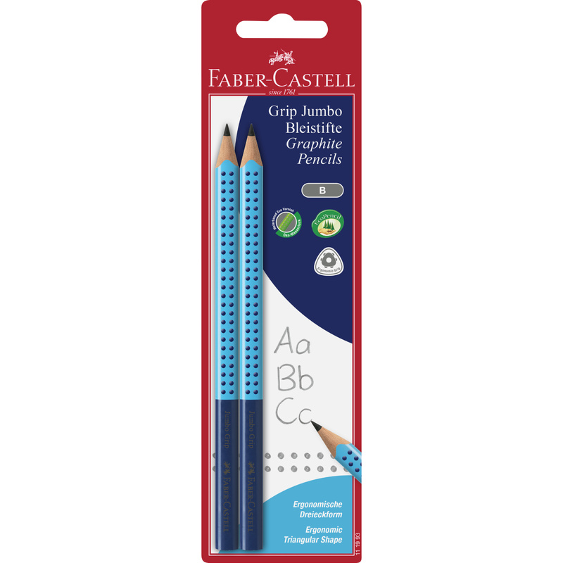 FABER-CASTELL Crayon Jumbo GRIP TWO TONE, carte blister Fournitures-business.fr FABER-CASTELL Crayon Jumbo GRIP TWO TONE, carte blister – Image 4