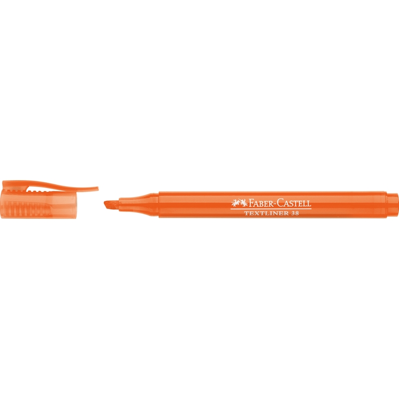 FABER-CASTELL Surligneur TEXTLINER 38, orange Fournitures-business.fr Surligneurs Stylos surligneurs FABER-CASTELL Surligneur TEXTLINER 38