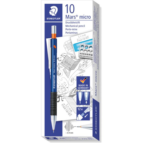 STAEDTLER Porte-mines Mars micro, 0,9 mm, bleu – Image 2