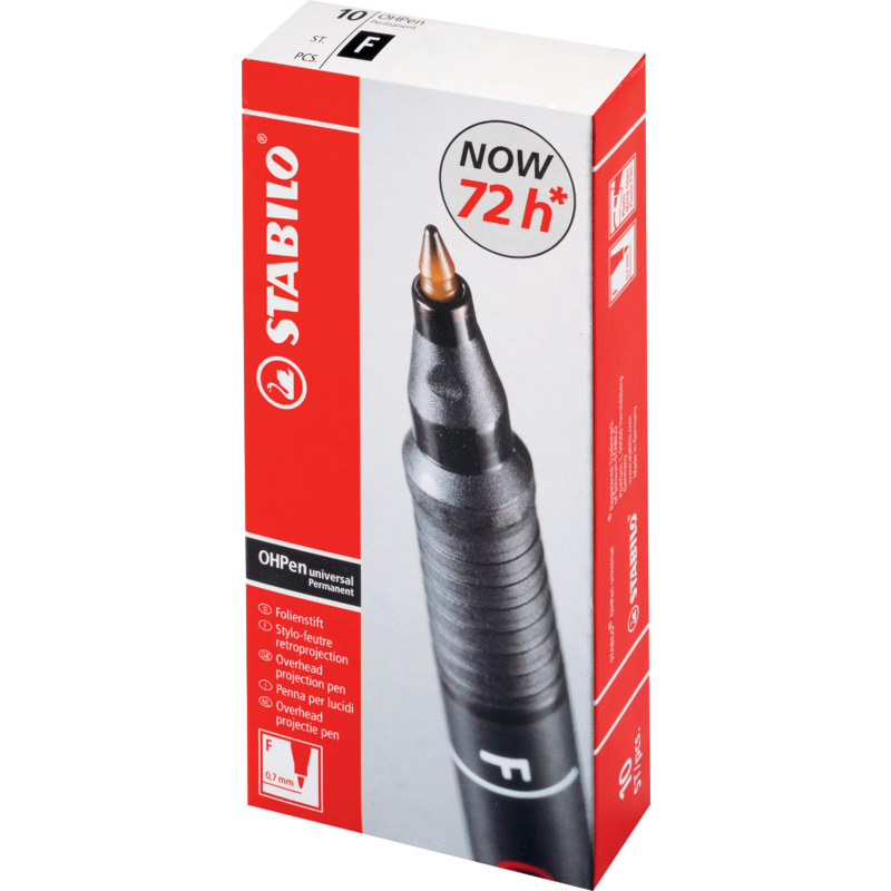 STABILO Feutre pour films OHPen universal, permanent, bleu Fournitures-business.fr pointe fine STABILO Feutre pour films OHPen universal