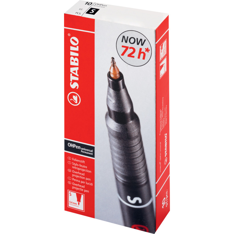 STABILO Feutre pour films OHPen universal, permanent, bleu Fournitures-business.fr Marqueurs permanents & non permanents Marqueurs permanent