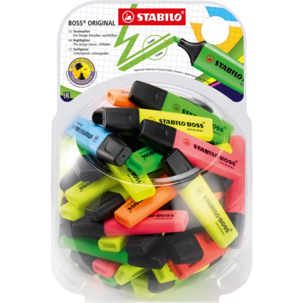 Surligneurs Présentoirs - surligneurs STABILO Surligneur BOSS ORIGINAL