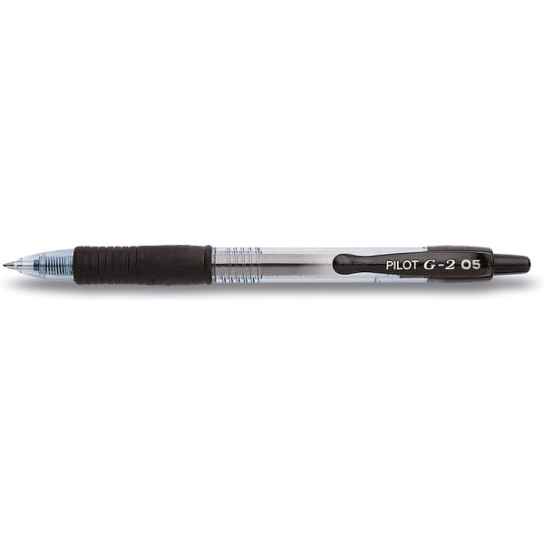 PILOT Stylo roller à encre gel G2 05, noir