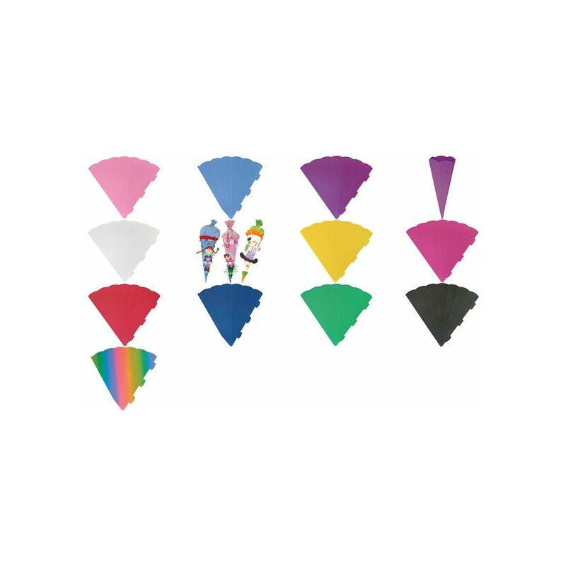 HEYDA surprise découpés, 6 cotés, 69 cm, rouge