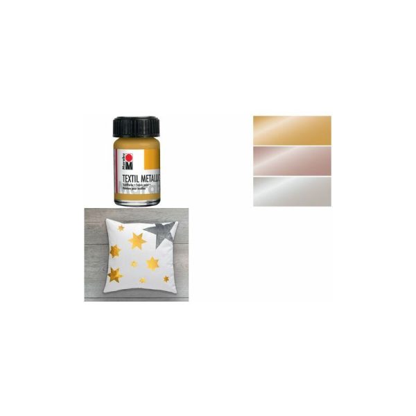 Marabu Peinture pour tissu "Textil Metallic"