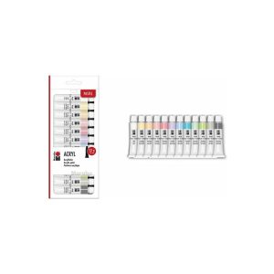 Marabu Set de peinture acrylique "PASTLL"