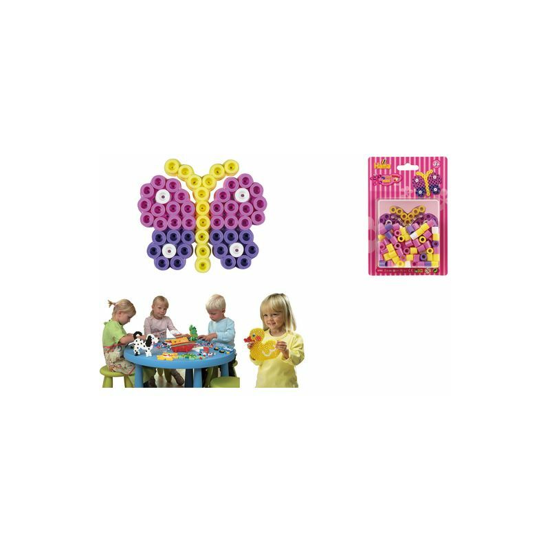 hama Perles à repasser maxi "Papillon", sous blister Fournitures-business.fr Perles à repasser & à piquer Perles à repasser maxi hama Perles à repasser maxi "Papillon"