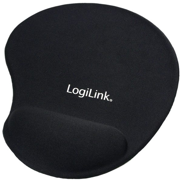 Tapis souris & repose-poignets Repose-poignets avec tapis de souris LogiLink Repose-poignet à gel avec tapis de souris