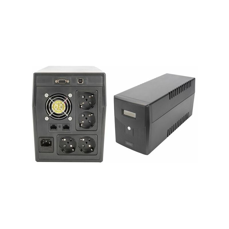DIGITUS Onduleur Line Interactive, 2.000 VA, 1.200 Watt Grand Paris Fournitures Onduleurs Onduleurs Line Interactive DIGITUS Onduleur Line Interactive