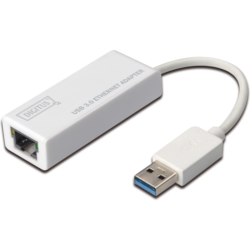 DIGITUS Adaptateur USB 3.0 vers Gigabit Ethernet, blanc Fournitures-business.fr Convertisseurs & adaptateurs USB Adaptateurs réseau USB DIGITUS Adaptateur USB 3.0 vers Gigabit Ethernet