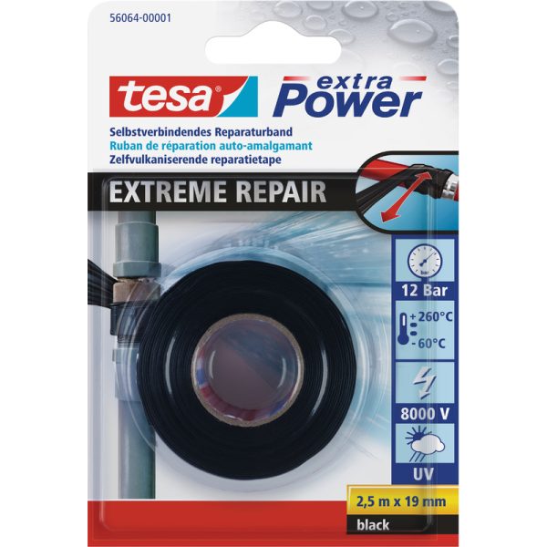 Adhésifs & colles spéciales Rubans adhésifs de réparation tesa Ruban de réparation "Extreme Repair Tape"