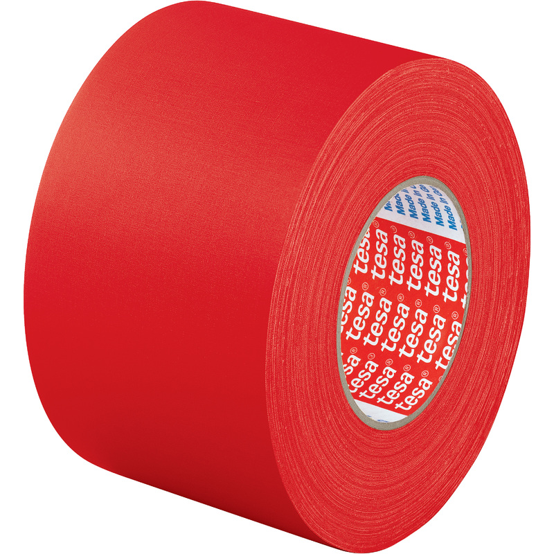 tesa Ruban toilé 4651 Premium, 50 mm x 50 m, rouge Fournitures-business.fr Adhésifs & colles spéciales Rubans toiles tesa Ruban toilé 4651 Premium