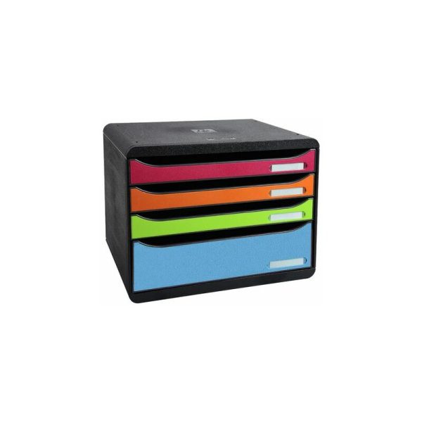 EXACOMPTA Module de classement BIG-BOX PLUS, arlequin