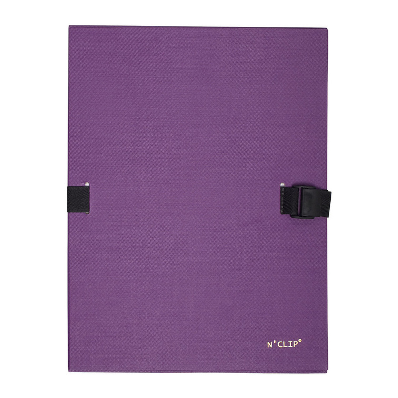 EXACOMPTA Chemise à dos extensible N'CLIP, A4, violet Fournitures-business.fr Chemises & trieurs Porte-documents EXACOMPTA Chemise à dos extensible N'CLIP