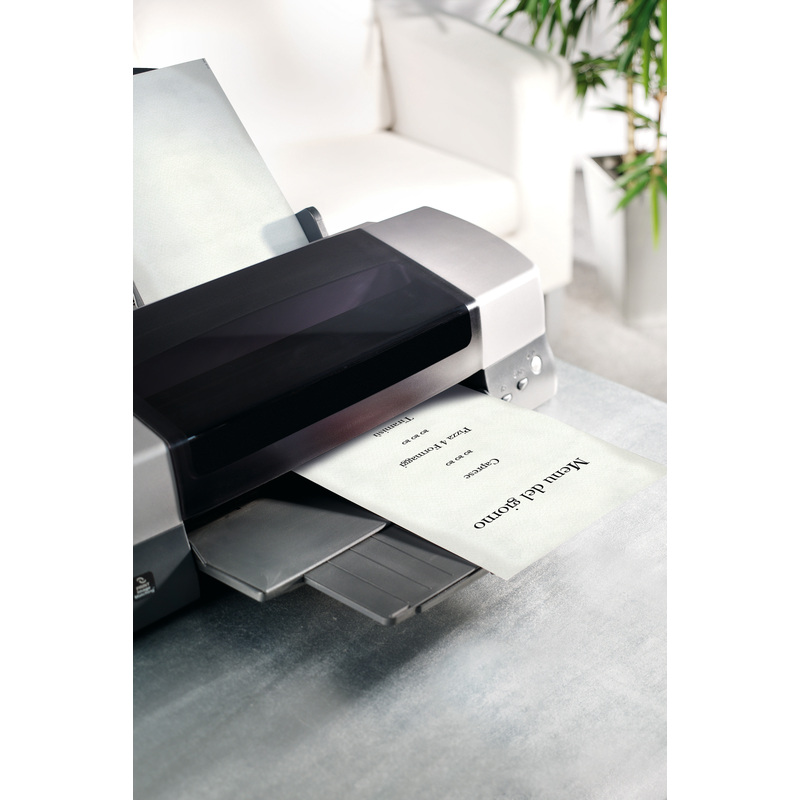 sigel Papier à motif, A4, 90 g/m2, motif "Menu neutre" Fournitures-business.fr A4