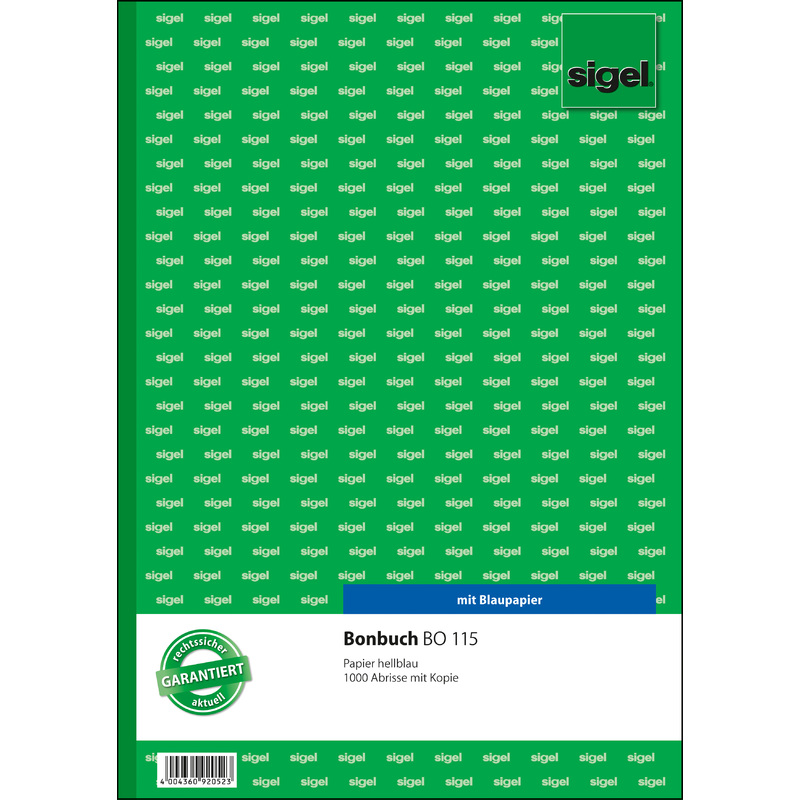 sigel Bloc de bons "Carnet de bons", A4, 1000 coupons, bleu Fournitures-business.fr Registres & manifolds Restauration & évènements sigel Bloc de bons "Carnet de bons"
