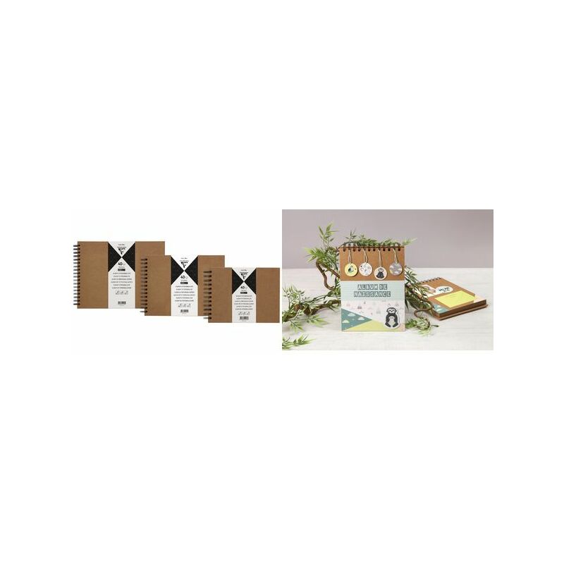 Pollen by Clairefontaine Carnet kraft 270 x 200 mm Grand Paris Fournitures Papiers à dessin Blocs croquis