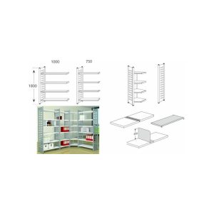 Etagères & meubles Systèmes d'étagères kerkmann Séparateur de tablette "M2"