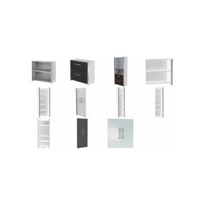 Armoires Portes pour armoires kerkmann Kit de porte pour étagère