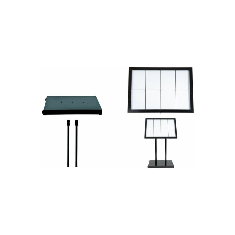 Securit Poteau, pour vitrine d'affichage Black Star XXL,noir Grand Paris Fournitures Restauration - Vitrines Vitrines LED