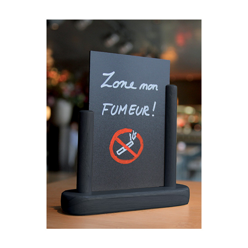 Securit Ardoise de table ELEGANT, petit, noir Fournitures-business.fr petit