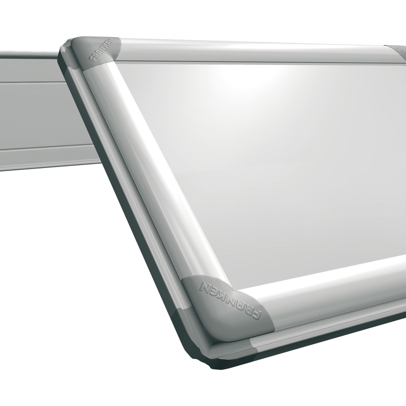 FRANKEN Tableau textile PRO, 1.500 x 1.000 mm, feutre: gris Grand Paris Fournitures 1.500 x 1.000 mm