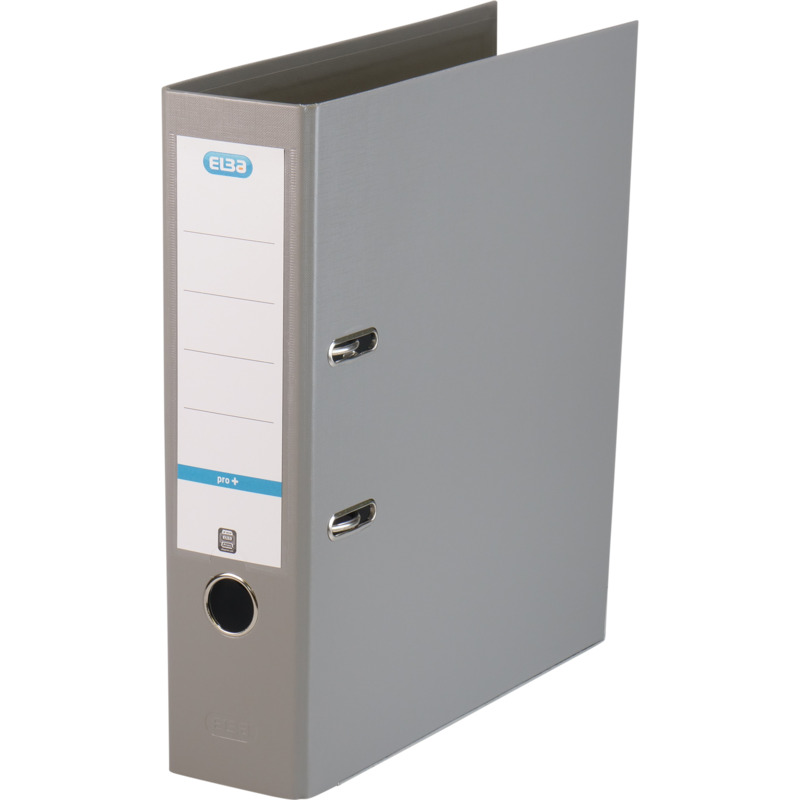 ELBA classeur rado smart, largeur de dos: 80 mm, gris, A4, Fournitures-business.fr PP ELBA classeur rado smart