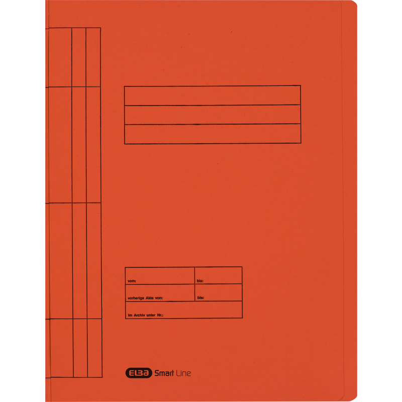 ELBA Chemise à lamelle, A4, en carte lustrée (RC), orange Fournitures-business.fr Chemises à lamelles Format A4