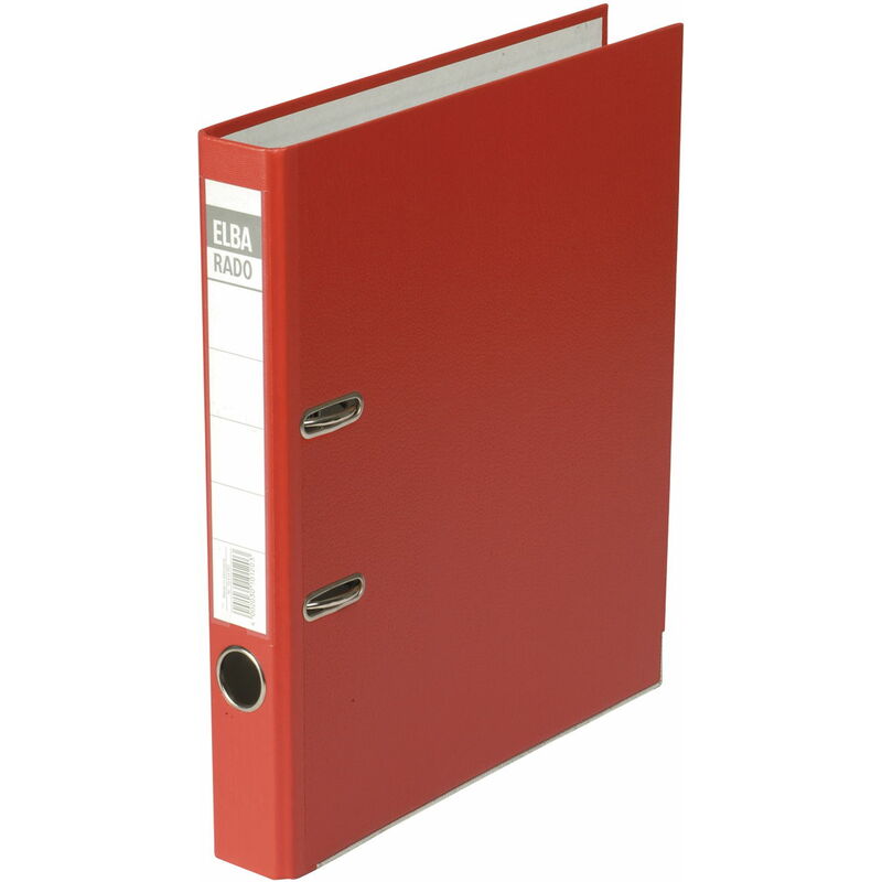 ELBA classeur rado brillant, largeur de dos: 50 mm, rouge Fournitures-business.fr papier couleur ELBA classeur rado brillant