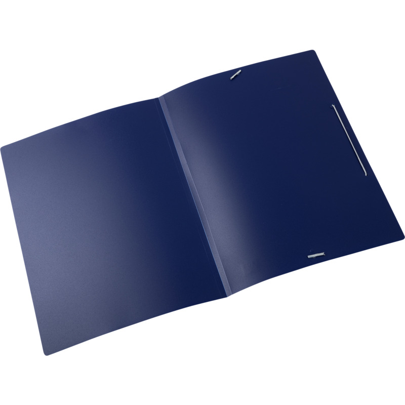 Oxford Chemise à élastiques image, A4, en PP, bleu foncé Fournitures-business.fr en PP