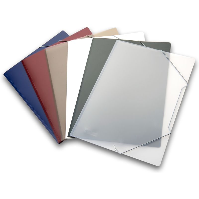 Oxford Chemise à élastiques image, A4, en PP, bleu foncé Fournitures-business.fr Chemises & trieurs Chemises à élastiques