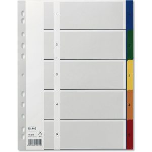 chiffres Oxford Intercalaires en plastique